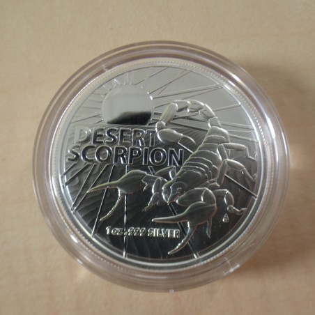 Australie 1$ Scorpion du Désert argent 99.9% 1 oz