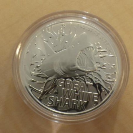 Australia 1$ Great White Shark 2021 silver 99.9% 1 oz