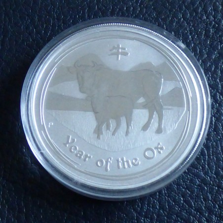 Australia 1$ "Year of the Ox" 2009 silver 99.9% 1 oz Lunar II