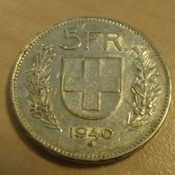 Switzerland 5 francs Berger...