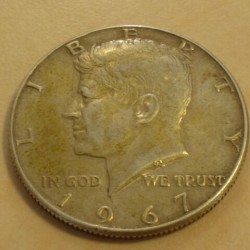 US Half Dollar Kennedy 1967...