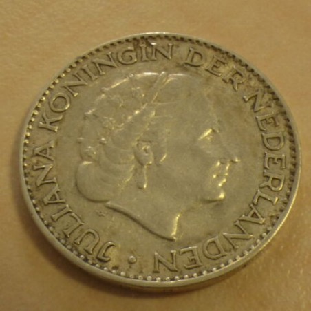 Netherlands 1 Gulden Juliana 1956 silver 72% (6.5g)