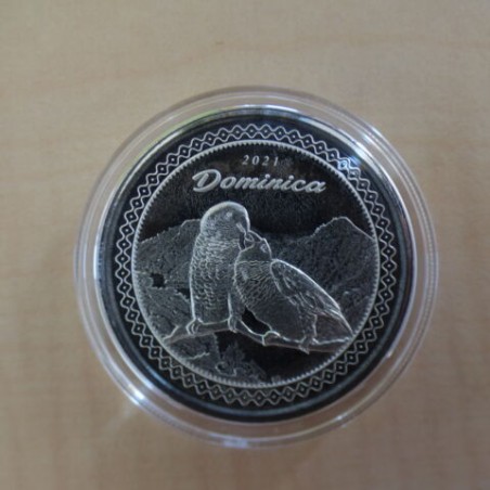 Eastern Carribean 2$ 2021 Dominica silver 99.9% 1 oz
