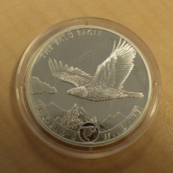 Congo 20 francs Bald Eagle...