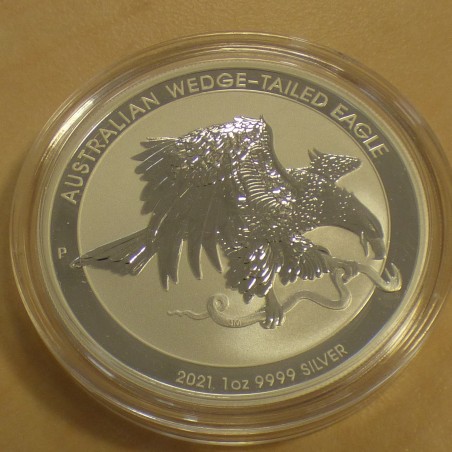 Australie 1$ Wedge Tail Eagle 2021 argent 99.9% 1 oz