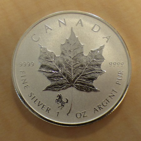 Canada Maple Leaf 2014 privy Horse silver 99.9% 1 oz