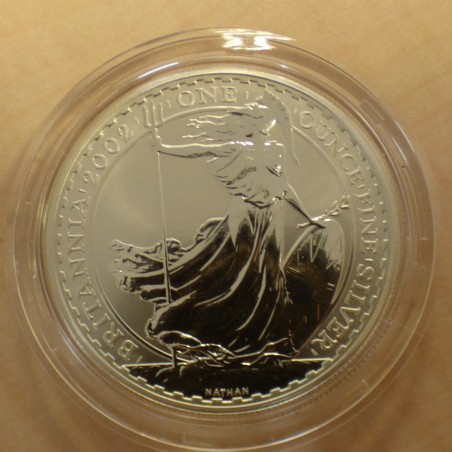 UK 2£ Britannia 2002 silver 95.8% 1 oz