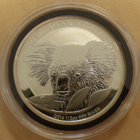 Australia 50c Koala 2014 silver 99.9% 1/2 oz