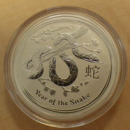 Australia 50 cents "Year of the Snake" 2013 silver 99.9% 1/2 oz