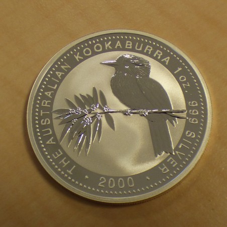Australia 1$ Kookaburra 2000 silver 99.9% 1 oz