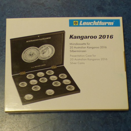 Presentation Case Leuchtturm for KANGAROO PERTH 1 oz silver coins