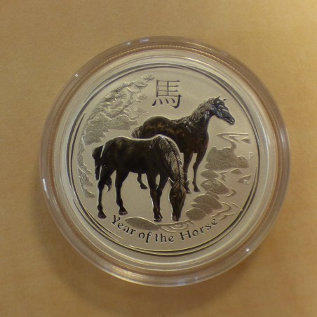 Australia 50 cents Year of the Horse 2014 silver 99.9% 1/2 oz