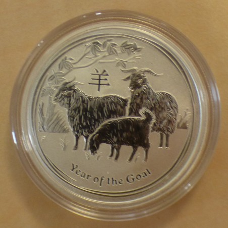 Australia 50 cents "Year of the Sheep" 2015 silver 99.9% 1/2 oz