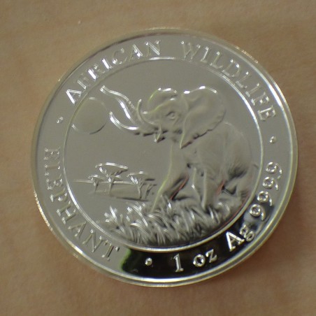 Somalia 100 schillings Elephant 2016 silver 99.9%