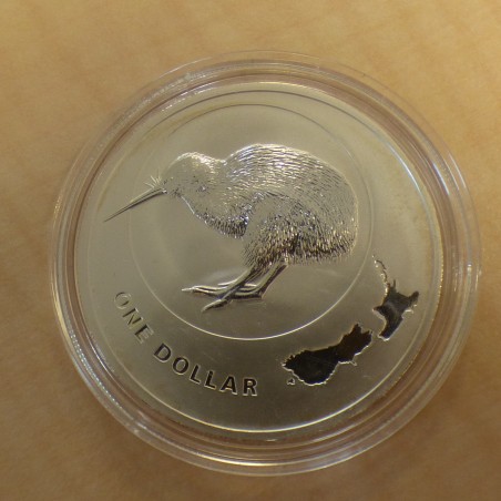 New Zealand 1$ Kiwi 2009 silver 99.9% 1 oz