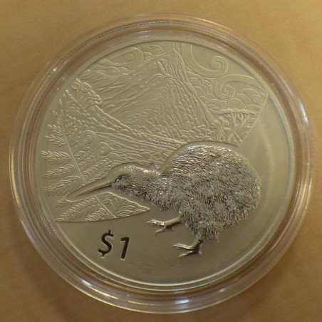 New Zealand 1$ Kiwi 2014 silver 99.9% 1 oz