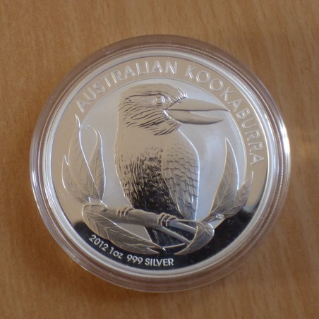 Australia 1$ Kookaburra 2012 silver 99.9% 1 oz