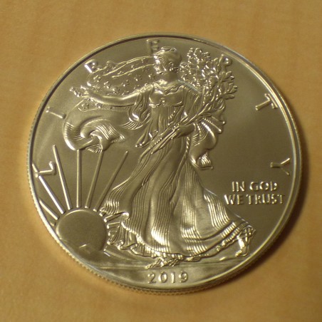 US 1$ Silver Eagle 2019 argent 99.9% 1 oz