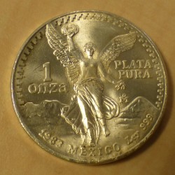 Mexico Libertad 1983 silver...