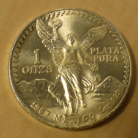 Mexique Libertad 1983 argent 99.9% 1 oz