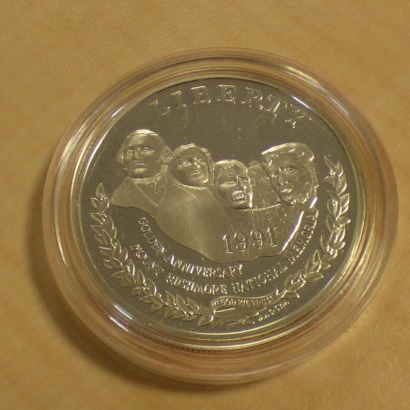 US 1$ 1991-S Mount Rushmore Commemorative PROOF silver 90% (26.73 g)