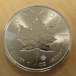 Canada 5$ Maple Leaf INCUSE...