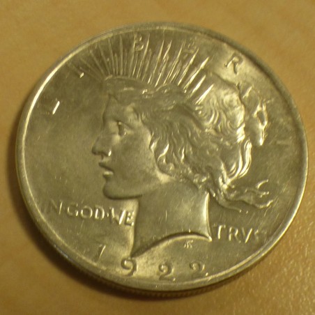 US 1$ Peace dollar 1922 silver 90% (26.7g) EF+