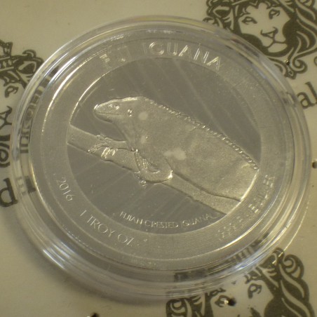 Fiji 1$ Iguana 2016 silver 99.9% 1 oz