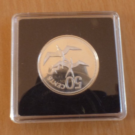 Belize 50 cents 1978 PROOF silver 92.5% (9.9 g)