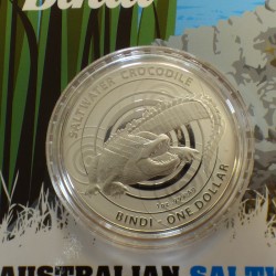 Australia 1$ Crocodile...