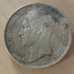 Belgique 5 francs 1850...