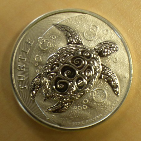 Niue 5$ Turtle 2015 silver 99.9% 2 oz