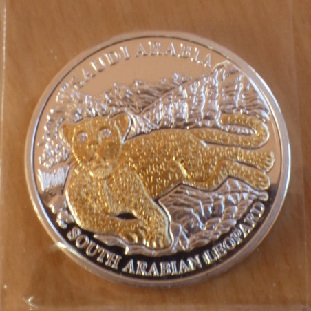 Liberia 10$ 2006 Leopard PROOF doré argent 99.9% (20 g)
