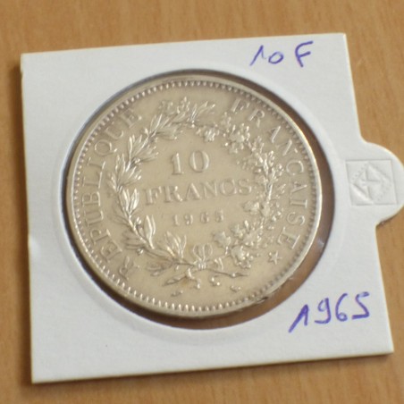 France 10 Francs Hercule 1965 silver 90% (25 g)