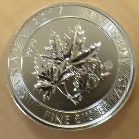 Canada 8$ Multi Leaf 2017 silver 99.99% 1.5 oz