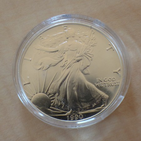 US 1$ Silver Eagle 1990 argent 99.9% 1 oz