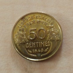 France 50 centimes 1940...