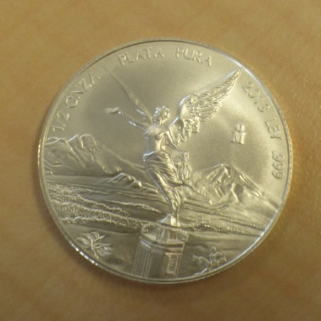 Mexico Libertad 2013 0.5 oz silver 99.9%