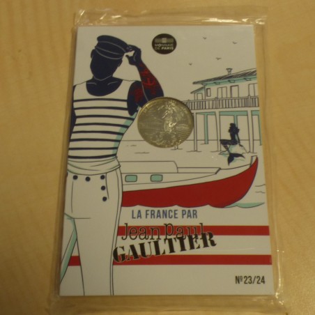 France 10 Euro 2017 JP Gaultier Aquitaine silver 33.3% (17 g) in Blister