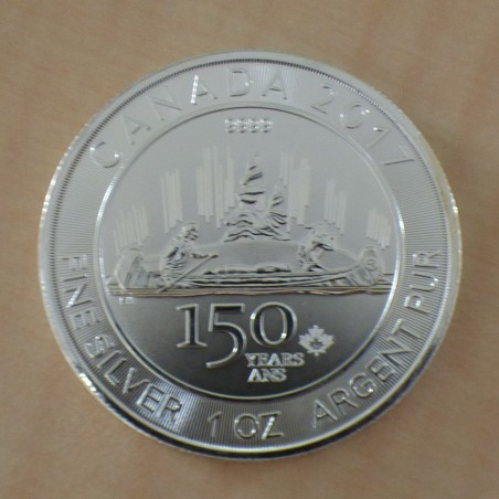 Canada 5$ Voyageur 2017 silver 99.99% 1 oz