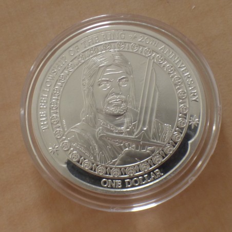 New Zealand 1$ Lord of the Rings 2021 Boromir silver 99.9% 1 oz