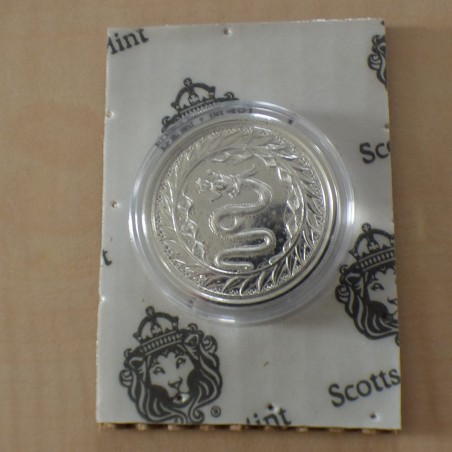 Samoa 2 Tala 2020 Serpent de Milan en argent 99.9% 1 oz