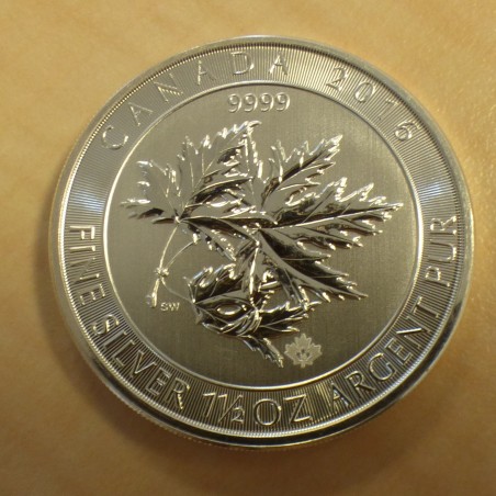 Canada 8$ Multi-Leaf Superleaf 2016 en argent 99.99% 1.5 oz