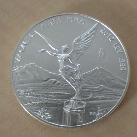 Mexique Libertad 2012 argent 99.9% 0.5 oz
