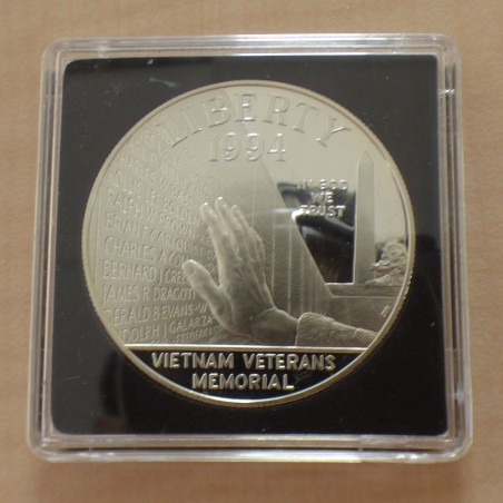US 1$ 1994-P Vietnam Veteran Memorial Commemorative PROOF silver 90% (26.7 g)