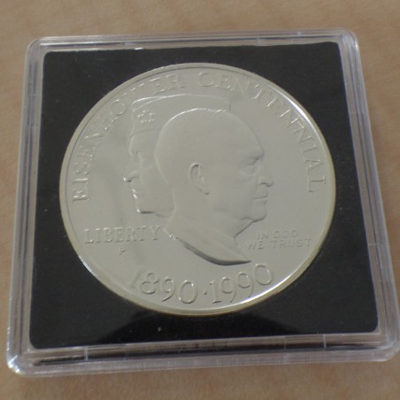 US 1$ 1990-P Eisenhower Commemorative PROOF en argent 90% (26.73 g)