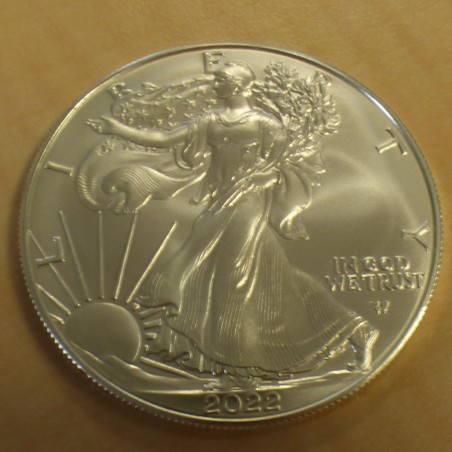 US 1$ Silver Eagle 2022 argent 99.9% 1 oz