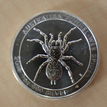 Australia 1$ Spider 2015 silver 99.9% 1 oz