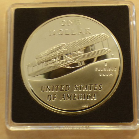 US 1$ 2003-P Wright Brothers Commemorative PROOF silver 90% (26.7 g)