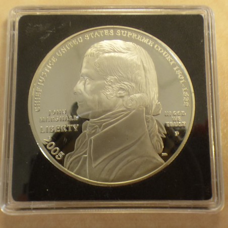 US 1$ 2005-P John Marshall Commemorative PROOF argent 90% 26.73 g